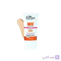 کرم ضد آفتاب فاقد چربی فاربن مخصوص پوست های چرب و مستعد آکنه با SPF 50 حجم 50 ميلی لیتر – بژ روشن