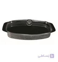 تابه ماهی درب پیرکس تفلون تابان