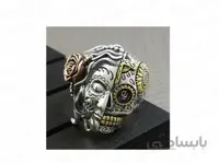 انگشتر مردانه جمجمه و ملکه زیبایی gothic-r-9