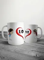 ماگ عاشقانه کد mgs35 مجموعه ۲ عددی