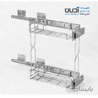 سبد مواد شوینده پهلو قابل استفاده در عمق کم با قابلیت نصب به درب – ستین 2