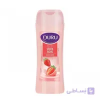 شامپو بدن دورو Duru حاوی کرم شیر و عصاره توت فرنگی حجم 450 میل