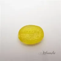 عقیق زرد با حکاکی و من یتق الله کد 2976 ا قیمت به شرط خرید تیمی