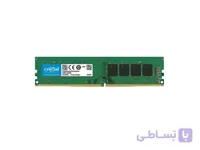 رم کامپیوتر کروشیال مدل ظرفیت 4 گیگابایت ا Crucial 4GB(1x4GB) DDR4 2666Mhz CL17 RAM