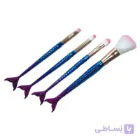 پک برس آرایشی مدل ماهی کد A-01 مجموعه 4 عددی