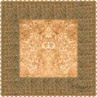 رومیزی مخمل مربع کوفی