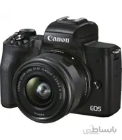 دوربین دیجیتال بدون آینه کانن مدل EOS M50 Mark II همراه با لنز EF-M 15-45mm رنگ مشکی