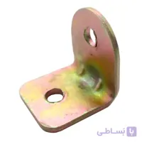 گونیا 90 درجه فلزی دو سوراخ ضخامت 2 میلی‌متر بسته 20 عددی