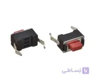 تک سوییچ 2 پایه ریموتی پکیج DIP سایز 3x6x4.3 بسته 10 تایی