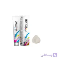 رنگ مو اینویتیشن شماره 90.01 حجم 120 میلی لیتر رنگ نقره ای