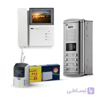 پکیج کامل آیفون تصویری مانیتور 4.3 اینچ مدل 1040 و پنل سپهر تابا الکترونیک