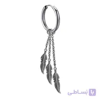 پیرسینگ گوش طرح پر کد p901