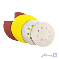 کاغذ سنباده گرد پشت کرکی قطر 125 میلی متر مش 80 مدل P80