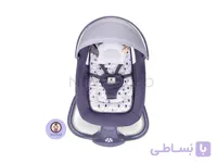 گهواره و نی نی لای لای موزیکال ماستلا رنگ بنفش
