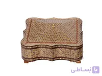 جعبه شکلات خاتمکاری مربع