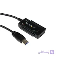 StarTech.com USB 3.0 به SATA IDE Adapter - 2.5in / 3.5in - هارد اکسترنال به مبدل USB - کابل انتقال هارد دیسک (USB3SSATAIDE)