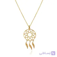آویز طلا زنانه طرح هندسی کد LP609