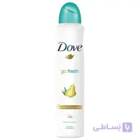 اسپری ضدتعریق داو مدل گلابی و آلوئه ورا Dove Go Fresh Pear