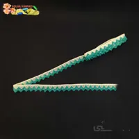 نوار کتان زیگ زاگی رنگی کد 1023A