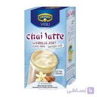 چای لاته کروگر kruger با طعم دارچین و وانیل بسته 10 عددی