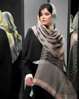 شال نخی منگوله دار چهارفصل