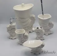ست سرویس لوازم بهداشتی طرح حلزونی کد ۱۰۲۳۶۶