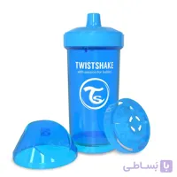 لیوان آموزشی 360 میل آبی تویست شیک Twistshake