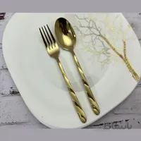 قاشق چنگال 6 نفره استیل کد 590376