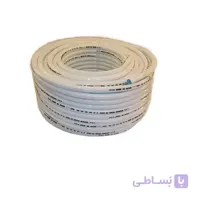 شیلنگ گاز نخ دار سفید قائم