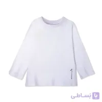 بلوز یقه گرد ساده سفید 70035