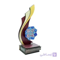 تندیس موج و بشقاب مینا