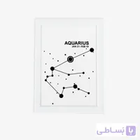تابلوی مدرن صورت فلکی متولدین بهمن
