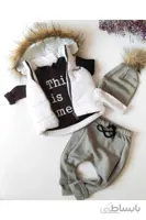ست لباس نوزاد پسرانه شیک برند Hippıl Baby کد ty84679571