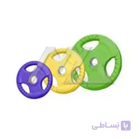 صفحه هالتر رنگی باشگاهی (سوراخ 50 میل)