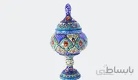 قندان پایه دار اسلیمی ختایی