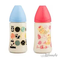 شیشه شیر طلقی 270 میل طرحدار سواوینکس