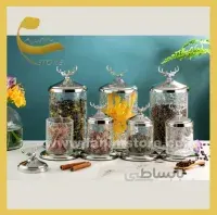 پاسماوری شیشه ای ۷ پارچه مدل گوزن