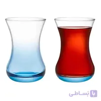 استکان مدل Lavem-Blue بسته 6 عددی مادام کوکو