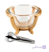 سالاد خوری روشن طرح دار (چوب رابر) کد430