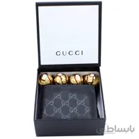 هدیه مردانه کیف پول گوچی مشکی