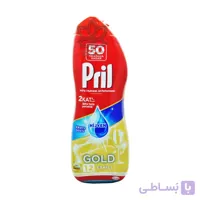ژل ماشین ظرفشویی دو فاز پریل لیمویی حجم 900 میلی لیتر ا Pril Gold Jel