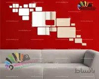 آینه دکوری مستطیل ها کد hpa034