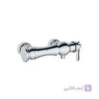 شیر توالت شودر مدل بیزانس کروم مات