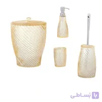 ست سرویس بهداشتی 6 پارچه کنتراست مدل 7154 ا طراحی زیبا و مدرن