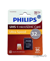 کارت حافظه فیلیپس مدل Ultra Speedکلاس 10 استاندارد UHS-Iسرعت95MBظرفیت 32 گیگابایت