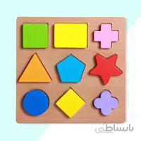 جورچین چوبی اشکال هندسی یک تکه