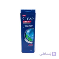 شامپو مردانه کلیر مدل خنک کننده نعنا حجم 400 میلی لیتر