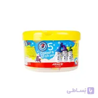 خمیر بازی آریا سطلی 5 رنگ