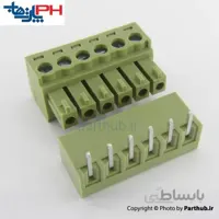 ترمینال 6 پین رایت انگل 3.81mm