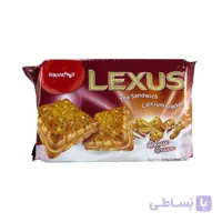 بیسکویت کراکر لگزوز LEXUS با کرم پنیر ۱۲ عددی